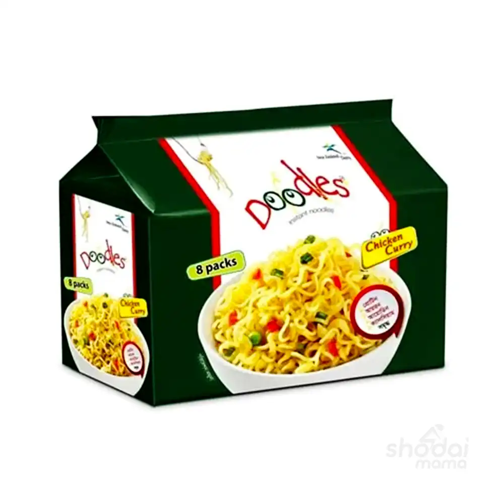 Doodles Instant Noodles Chicken Curry 8 pcs